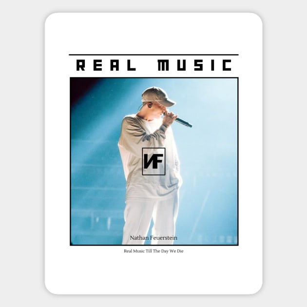 NF Real Music Live Magnet by Lottz_Design 